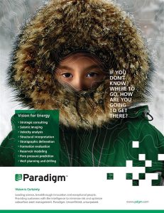 Another print ad developed for Paradigm's branding campaign.