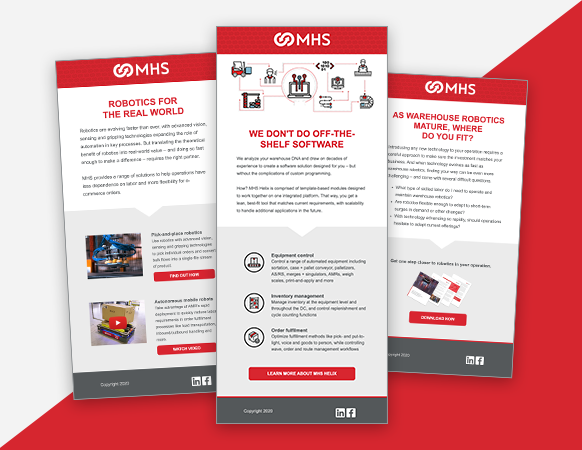 We helped MHS bridge the gap between their lead gen and sales efforts.