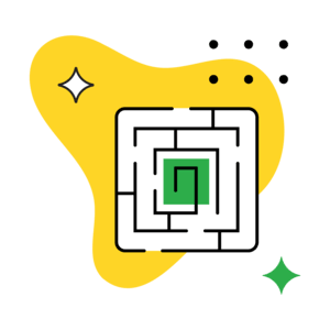 Icon of a square maze